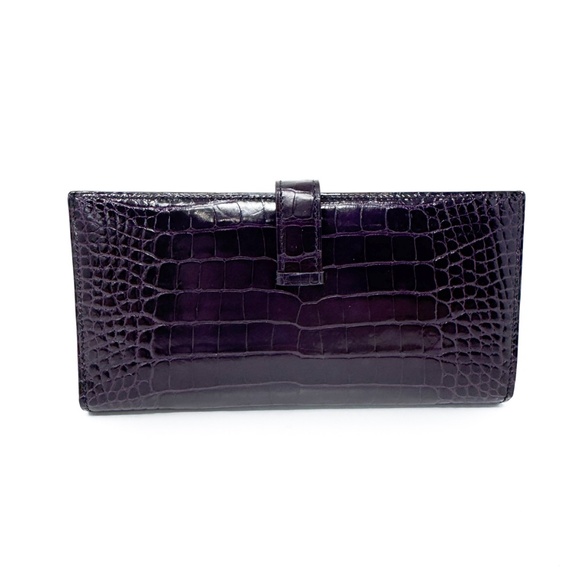 Hermes Croc Bearn Wallet - Picture 3 of 14